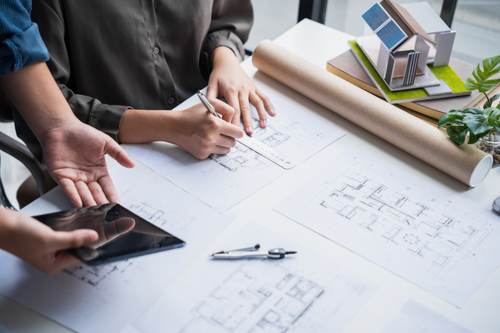 Yerinde keşif ve ölçü alma - duvar kağıdı uygulaması